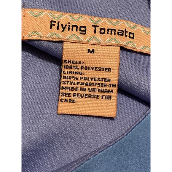 Flying Tomato Mini Dress Size Medium Blue White Floral Boho Festival Wedding - Picture 6 of 9